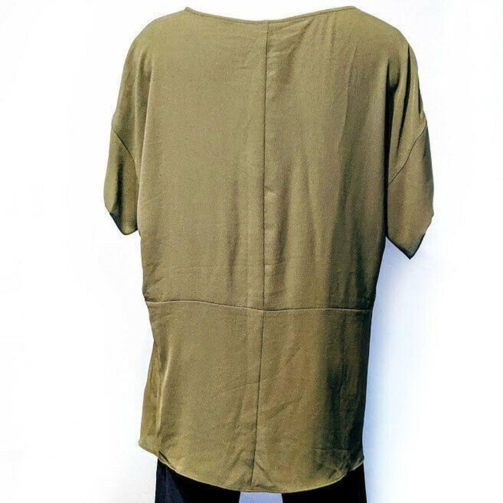 Worthington Women's Medium Rich Avocado Green Top - Picture 2 of 7